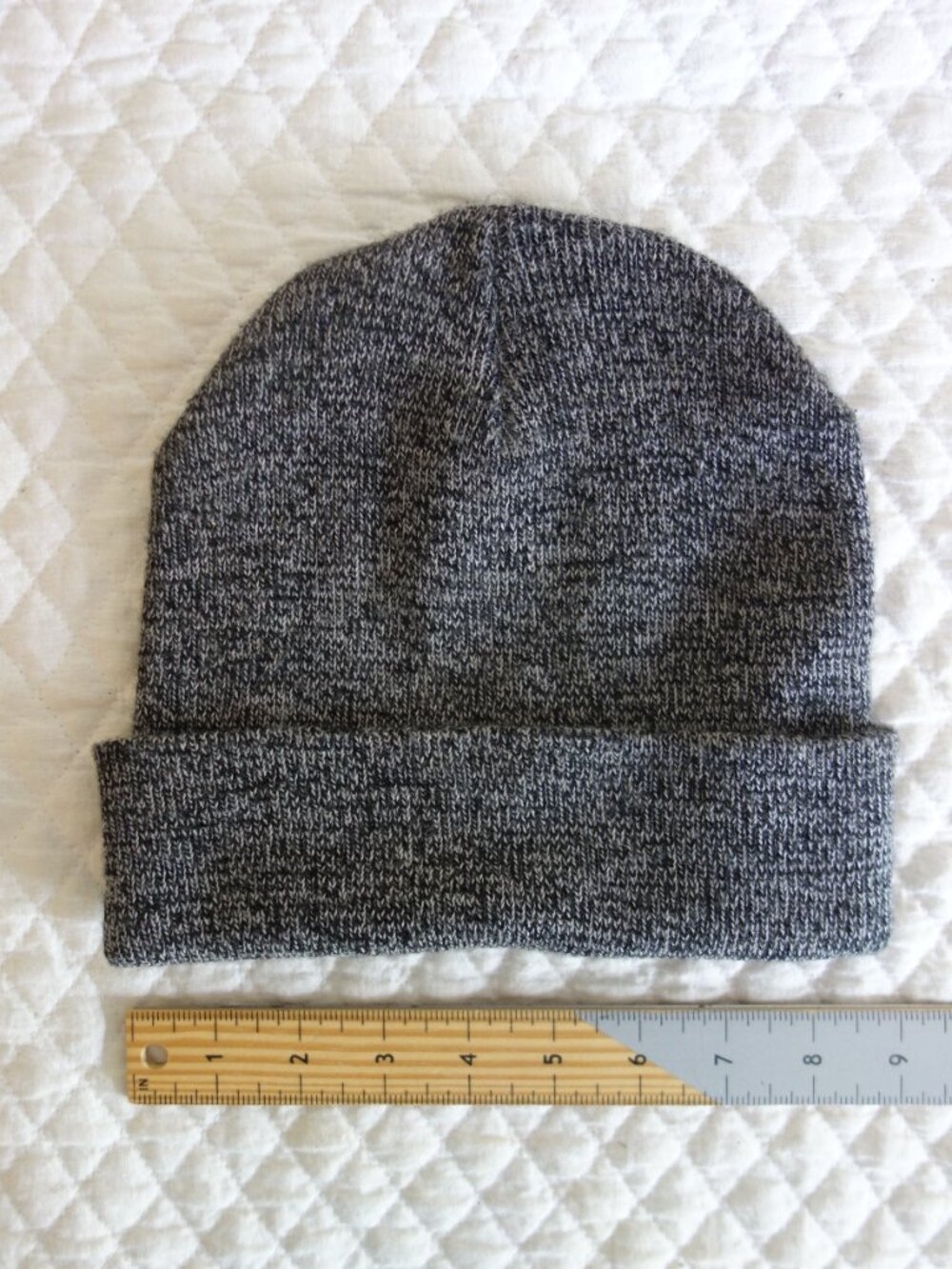 SMARTWOOL Men’s Heather Gray / Black Beanie - Picture 3 of 5